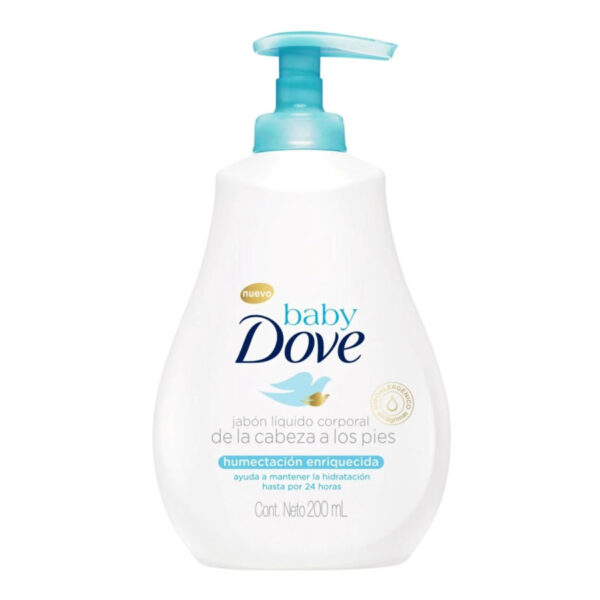 Jabón Líquido Dove Baby Humectación Enriquecida X 200 Ml