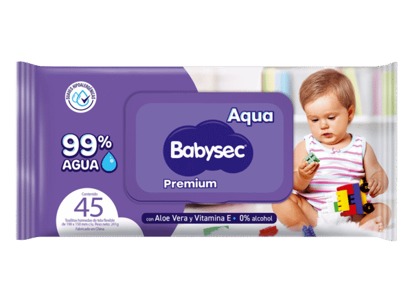 Babysec Toallitas Húmedas Premium x 45 - Imagen 2